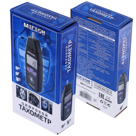 Контактный тахометр МЕГЕОН 18002 купить по низкой цене | МАКСПРОФИТ