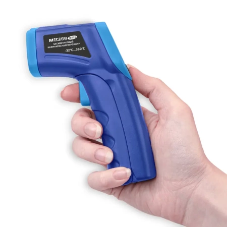 Бесконтактный инфракрасный термометр (пирометр) МЕГЕОН 16555 купить по низкой цене | МАКСПРОФИТ