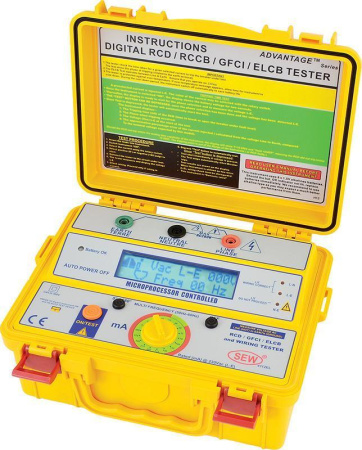 Измеритель параметров УЗО SEW 4112 EL купить по низкой цене | МАКСПРОФИТ