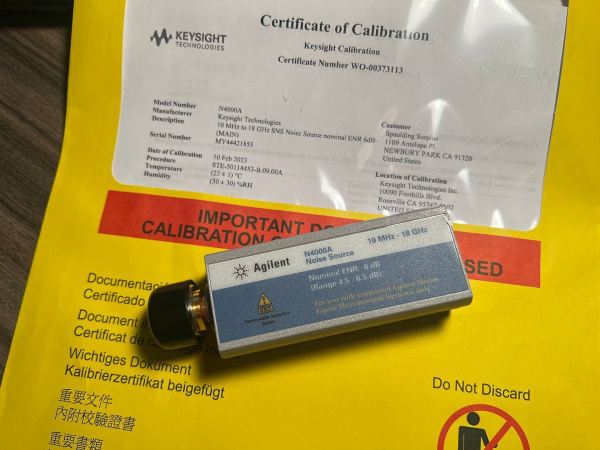 Источник шума Agilent N4000A (демонстрационный) купить по низкой цене | МАКСПРОФИТ